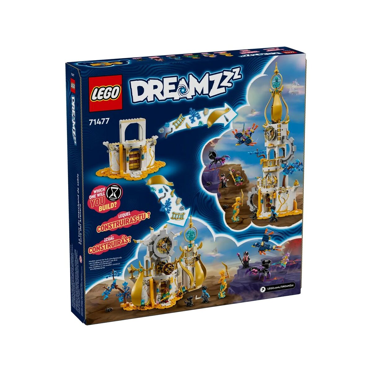 Statybos rinkinys Lego 71477 Dreamzzz The Sandman´s Tower Spalvotas 723 Dalys