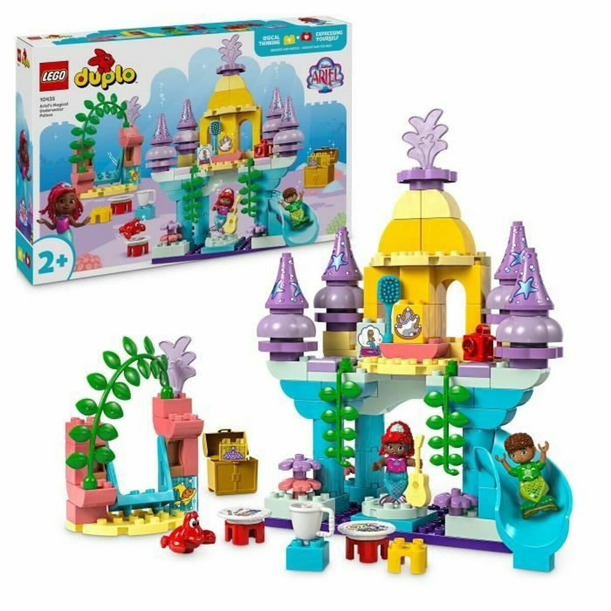 Statybos rinkinys Lego Disney 10435 Ariel's Magical Underwater Palace Spalvotas 116 Dalys