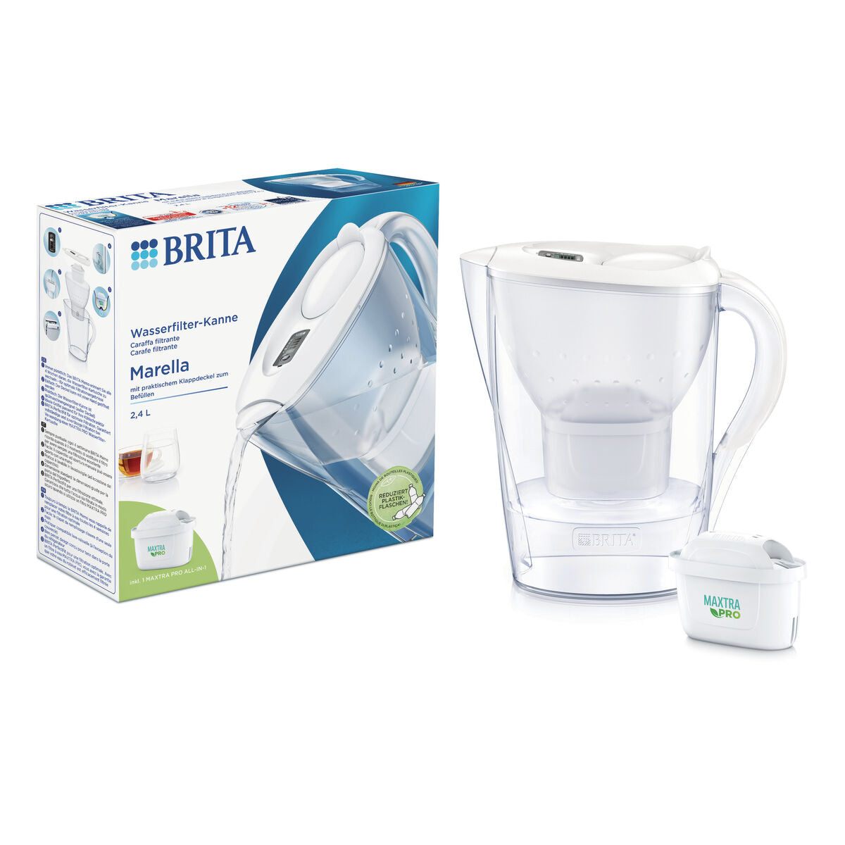 Puodelis-filtras Brita Maxtra Pro Skaidrus 2,4 L 1,4 L