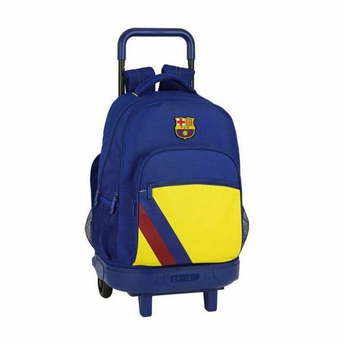 Mokyklinė kuprinė su ratukais Compact F.C. Barcelona 612025918 Mėlyna (33 x 45 x 22 cm)