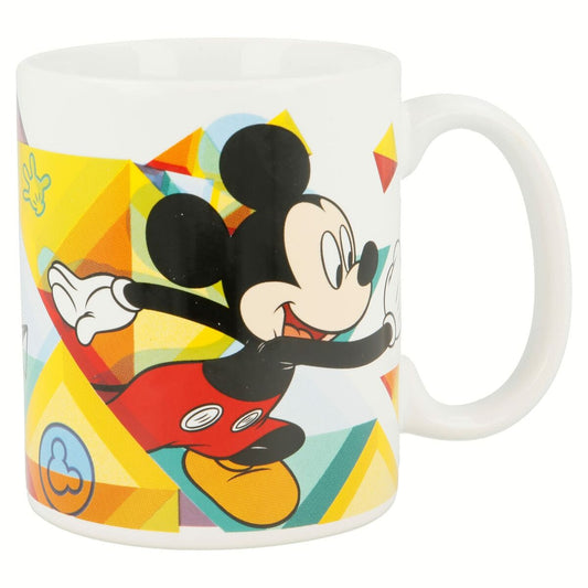 Puodelis Mickey Mouse Happy smiles Mėlyna Raudona Keramikinis 350 ml