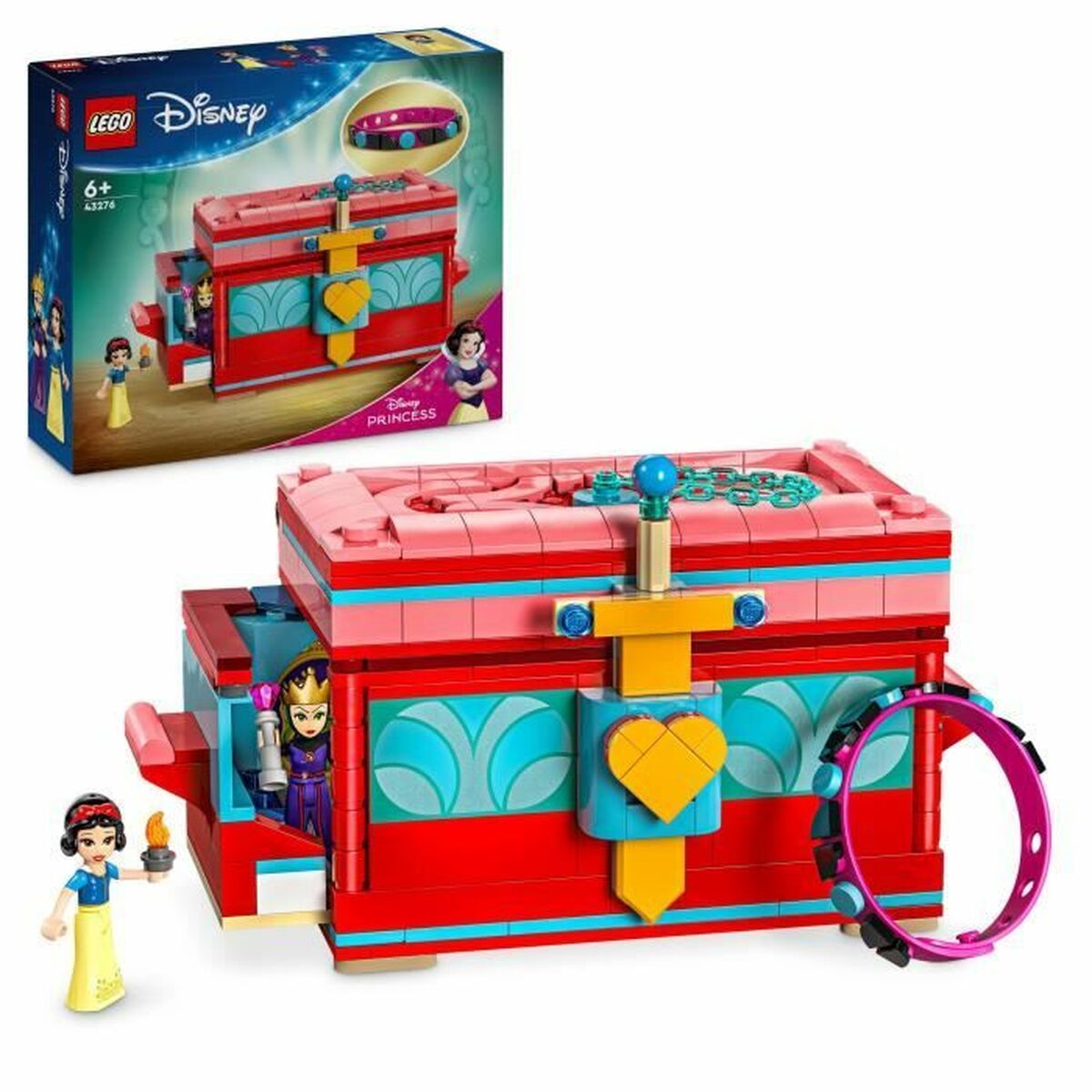 Statybos rinkinys Lego 43276 Snow White's Jewelry Box Spalvotas 358 Dalys