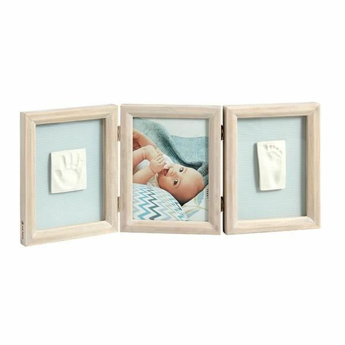 Nuotraukų rėmelis BABY ART Birth Gift Ruda Medžio