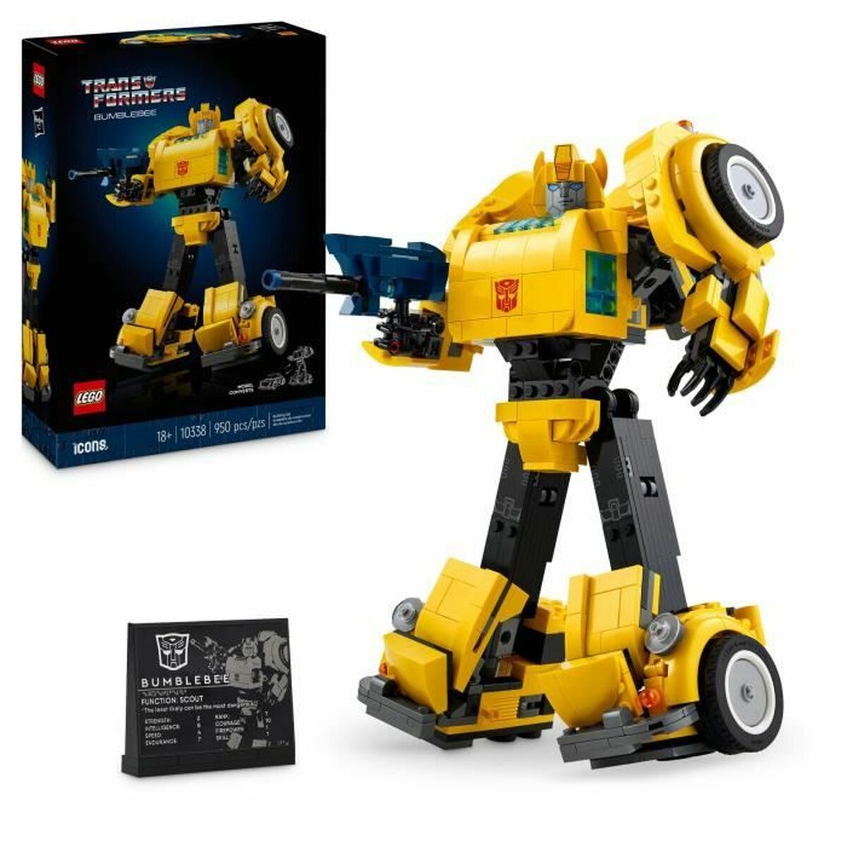 Statybos rinkinys Lego 10338 Transformers Bumblebee Spalvotas