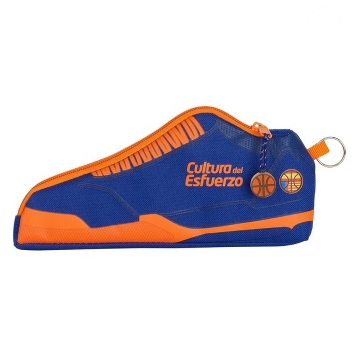 Krepšys Valencia Basket M584 Mėlyna Oranžinė (24 x 10 x 2 cm)