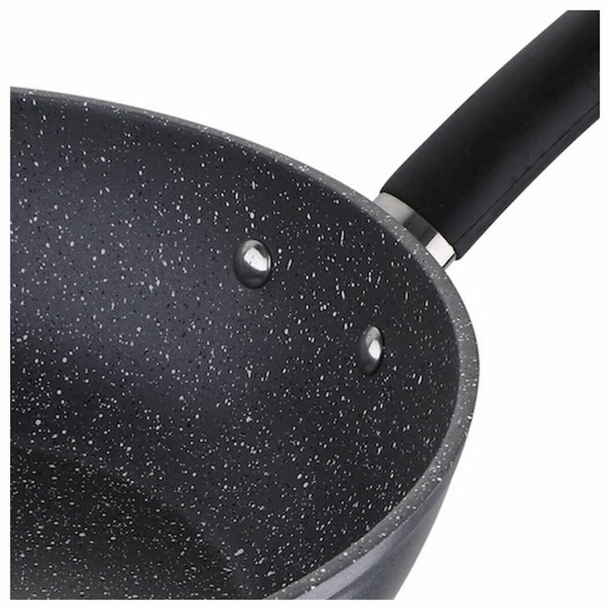 Wok keptuvė Masterpro Pilka Aliuminis Grūdintas aliuminis (Ø 28 cm)