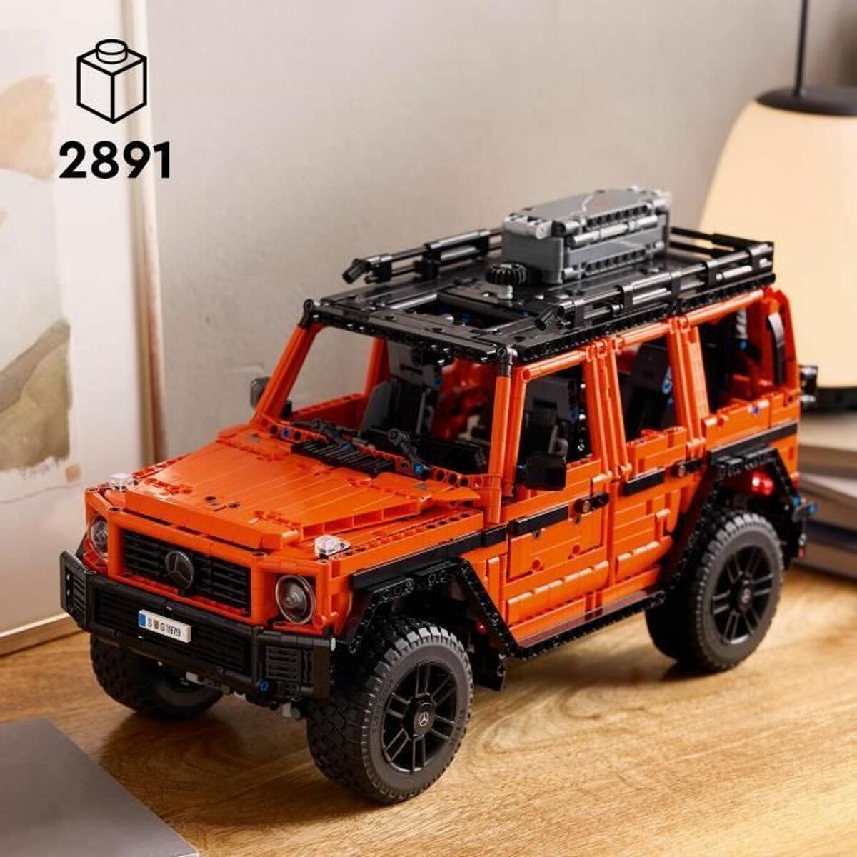 Statybos rinkinys Lego Techniq 42177 Mercedes-Benz G 500 PROFESSIONAL Line 2891 Dalys