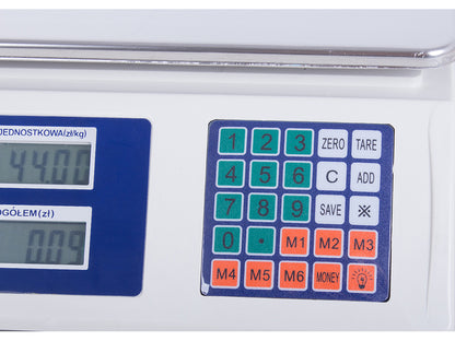 Elektroninis kalkuliacinis svorių skaičiuoklis lcd 40kg