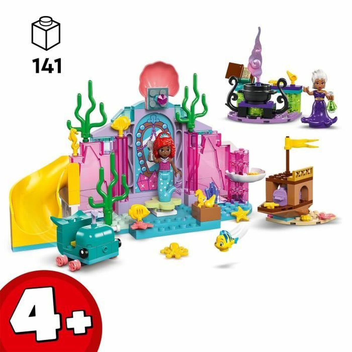 Statybos rinkinys Lego Disney Princess 43254  Ariel's Crystal Cave Spalvotas 141 Dalys