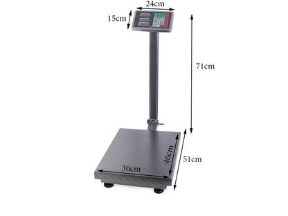 Elektroniniai sklaidos svarstyklės 100 kg lcd