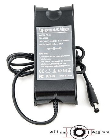 Nešiojamo kompiuterio įkroviklis DELL 90W:19.5V,4.62A