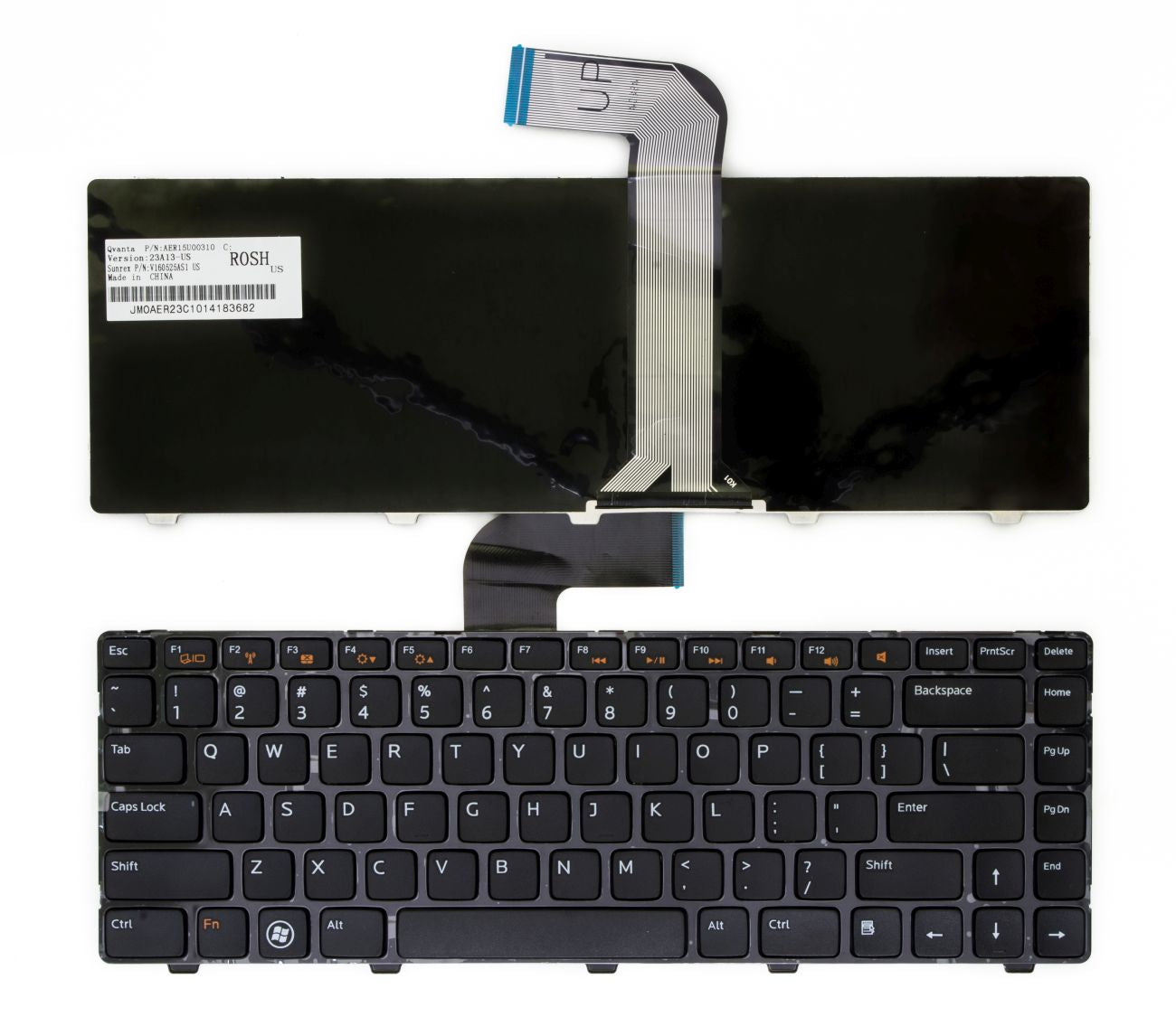 Klaviatūra DELL Inspiron 14R: 3420, 3520, 5520, 7520, N5040, N5050, L502x