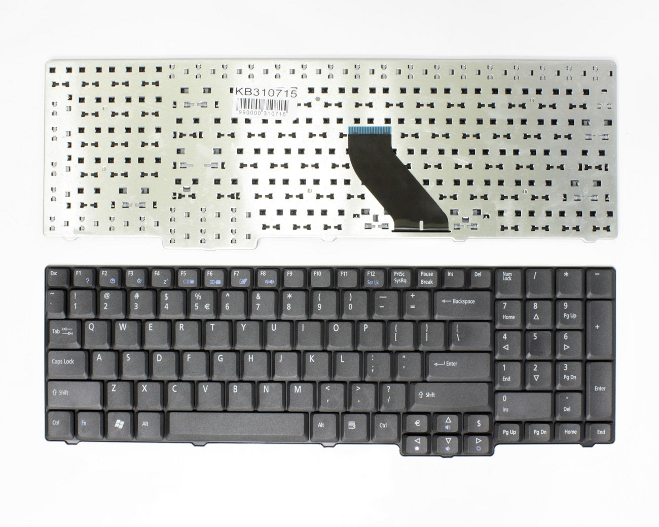 Klaviatūra ACER Aspire: 5235, 5335, 5535, 5735, 6530, 7220, 8920, 9300