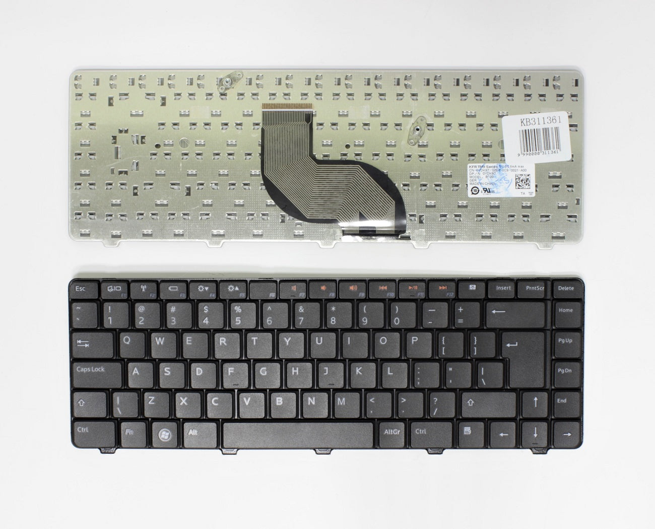 Klaviatūra DELL: Inspiron 14R, 14V, N3010, N4010, N4020, N4030, N5030, M5030, UK
