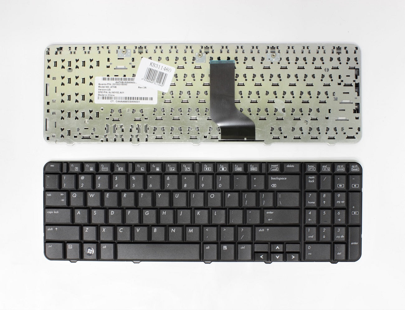 Klaviatūra HP Compaq Presario: CQ60, CQ60Z, G60, G60T