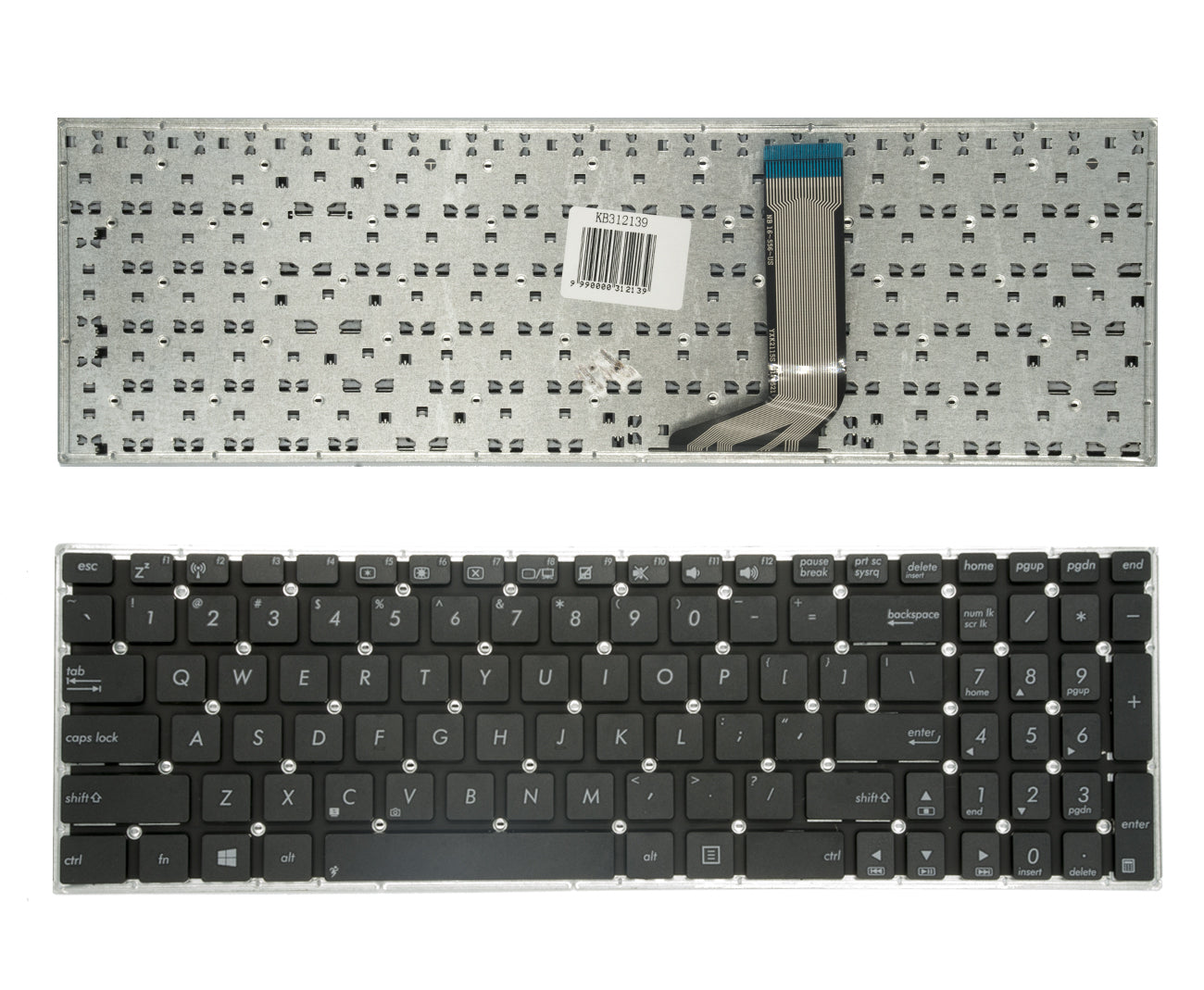 Klaviatūra ASUS: R558, R558U, R558UA, R558UB, R558UF, R558U