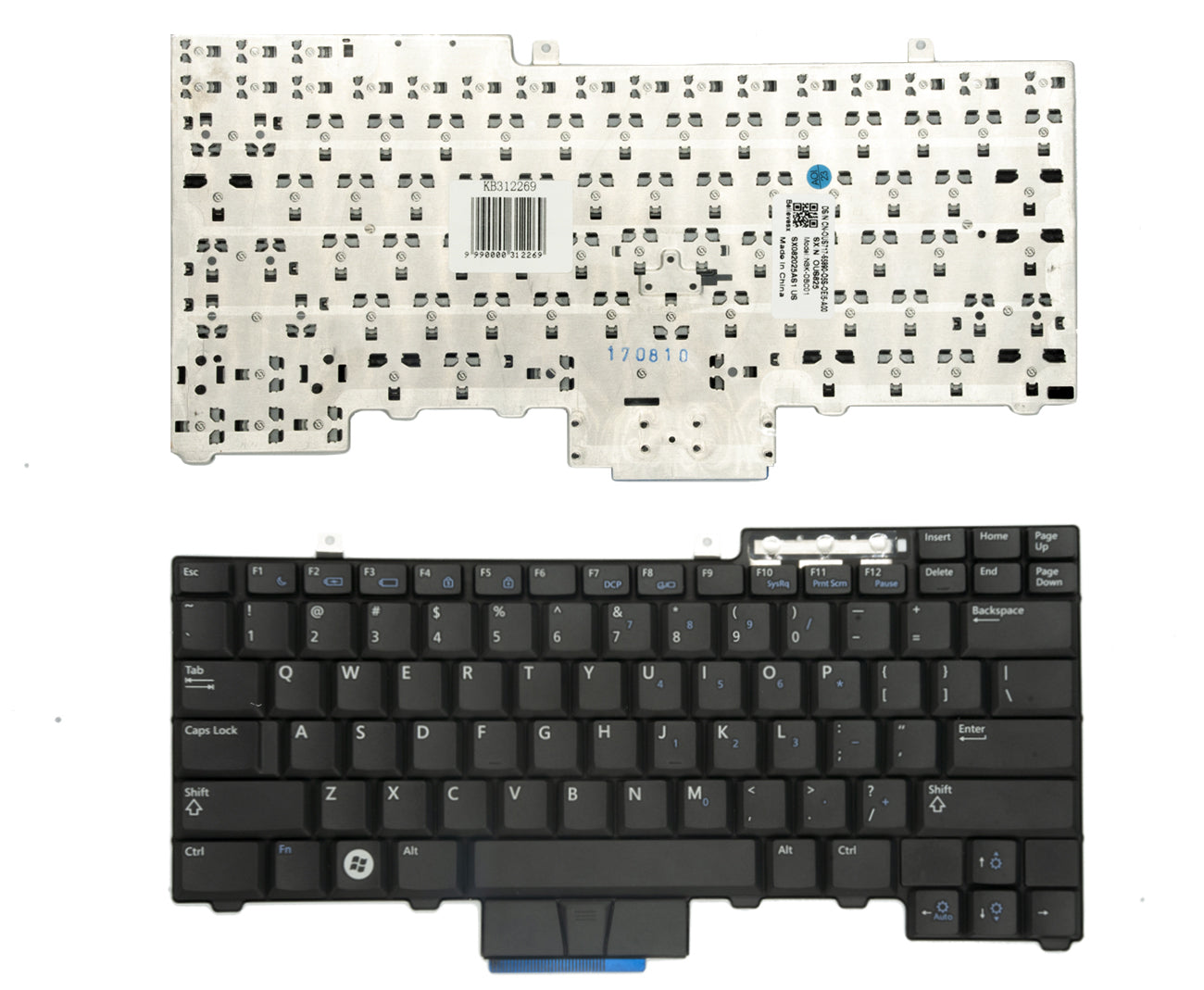 Klaviatūra DELL Latitude: E6400, E550,  E6500, E6510, E6410