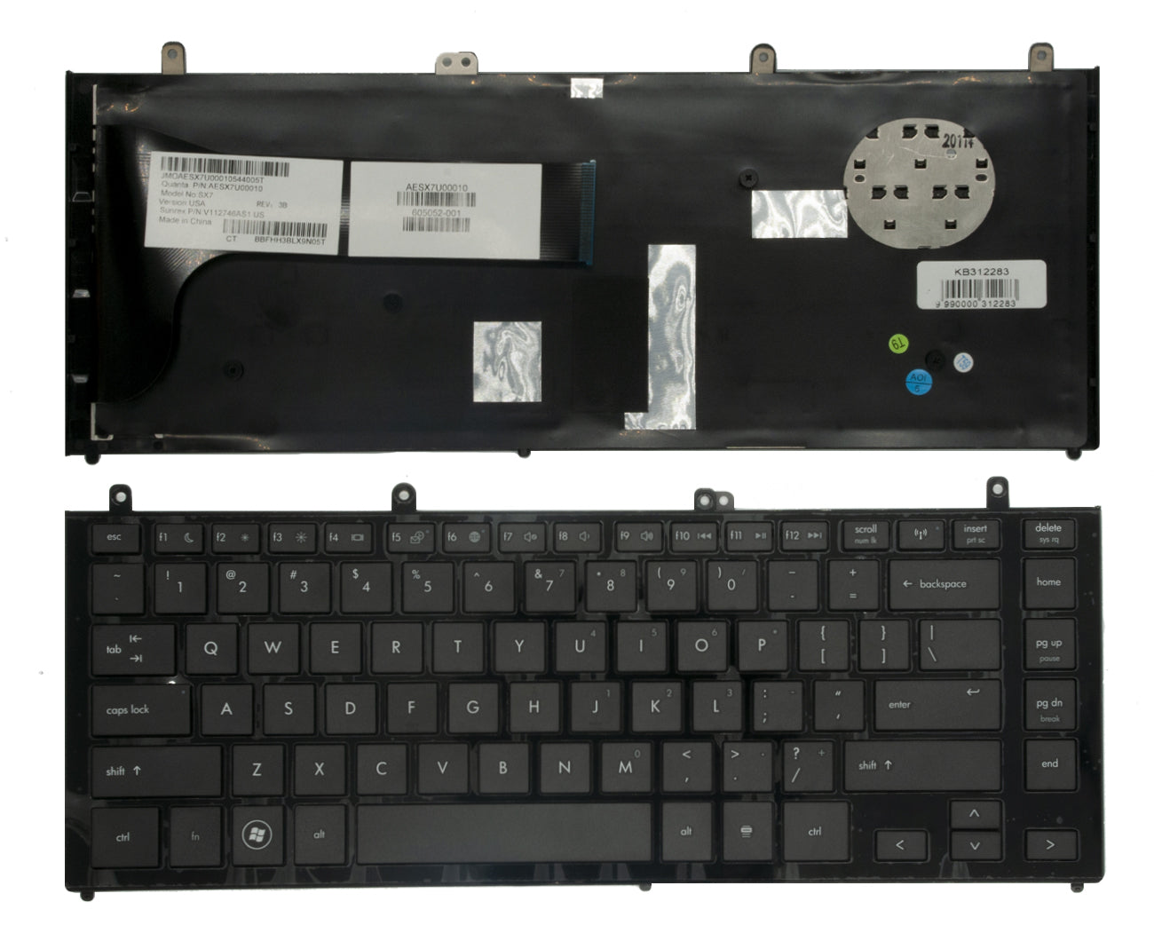 Klaviatūra HP ProBook: 4320s, 4321s, 4325s, 4326s, 4329s, SX7