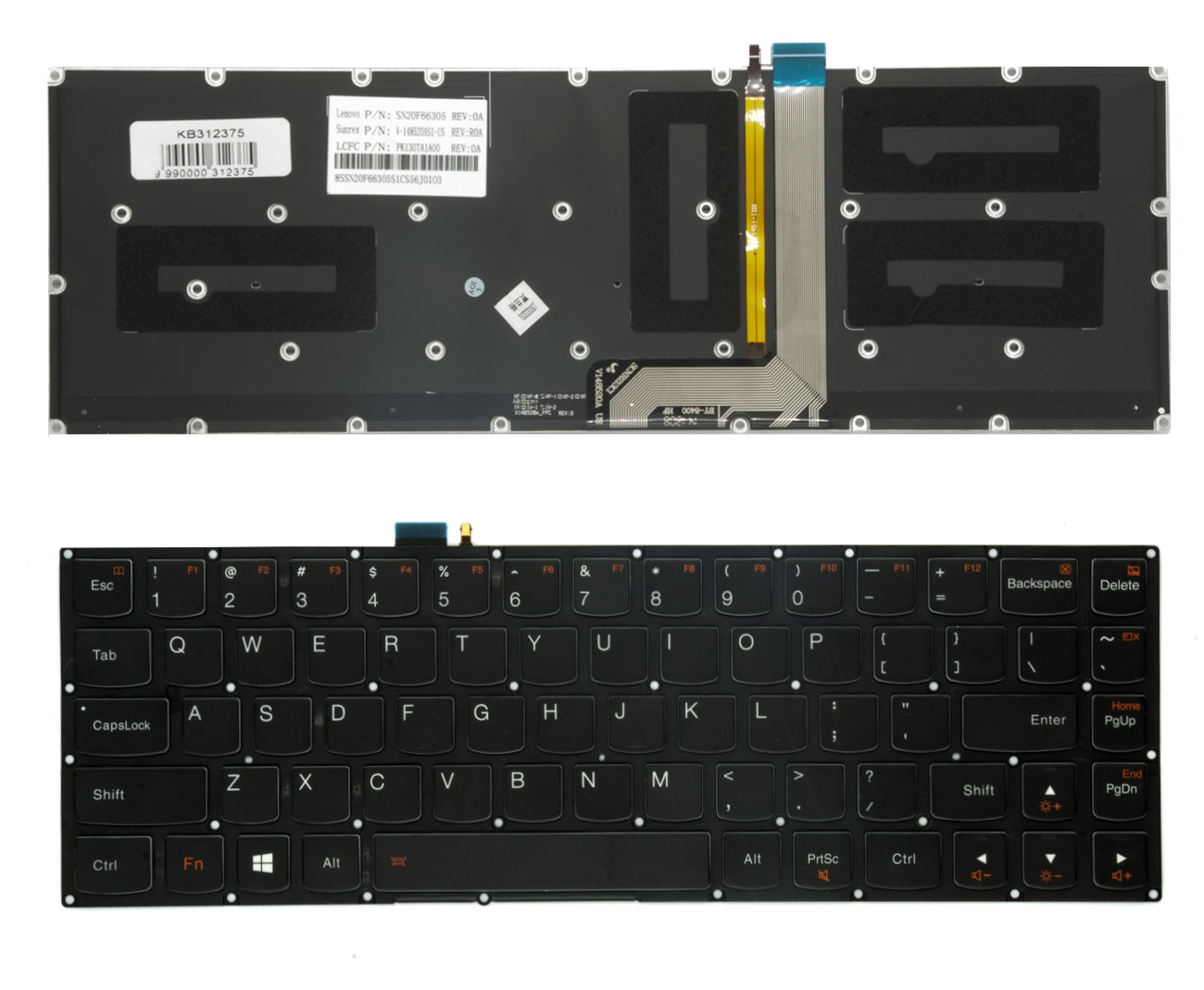 Klaviatūra LENOVO Yoga 3 Pro 1370