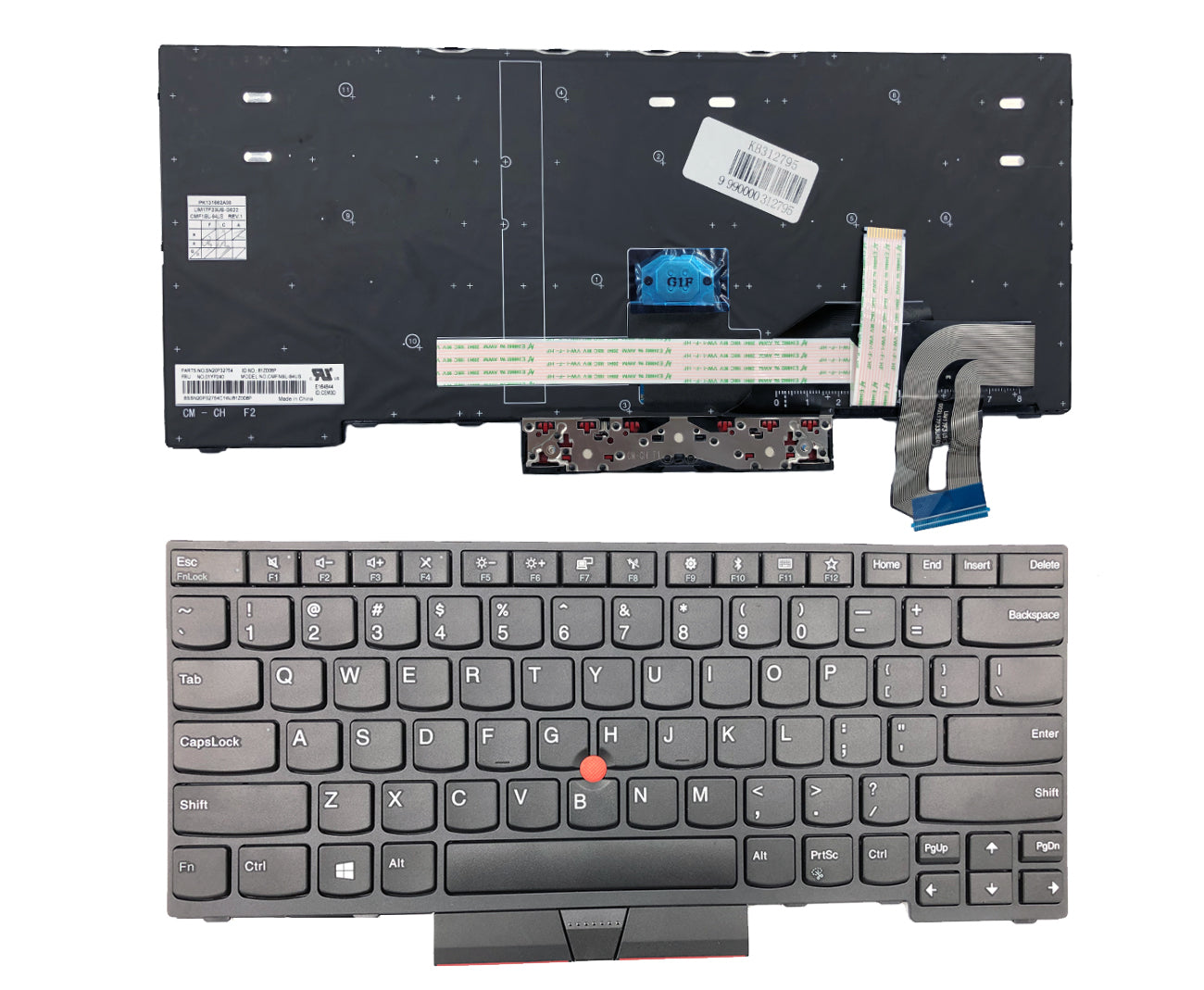 Klaviatūra Lenovo ThinkPad: E480 L480 T480S