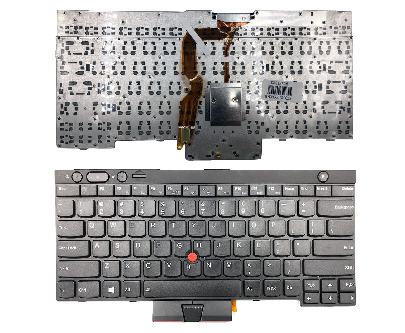 Klaviatūra Lenovo: Thinkpad T430, T530, L430, X230, W530 su rėmėliu ir "trackpoint"