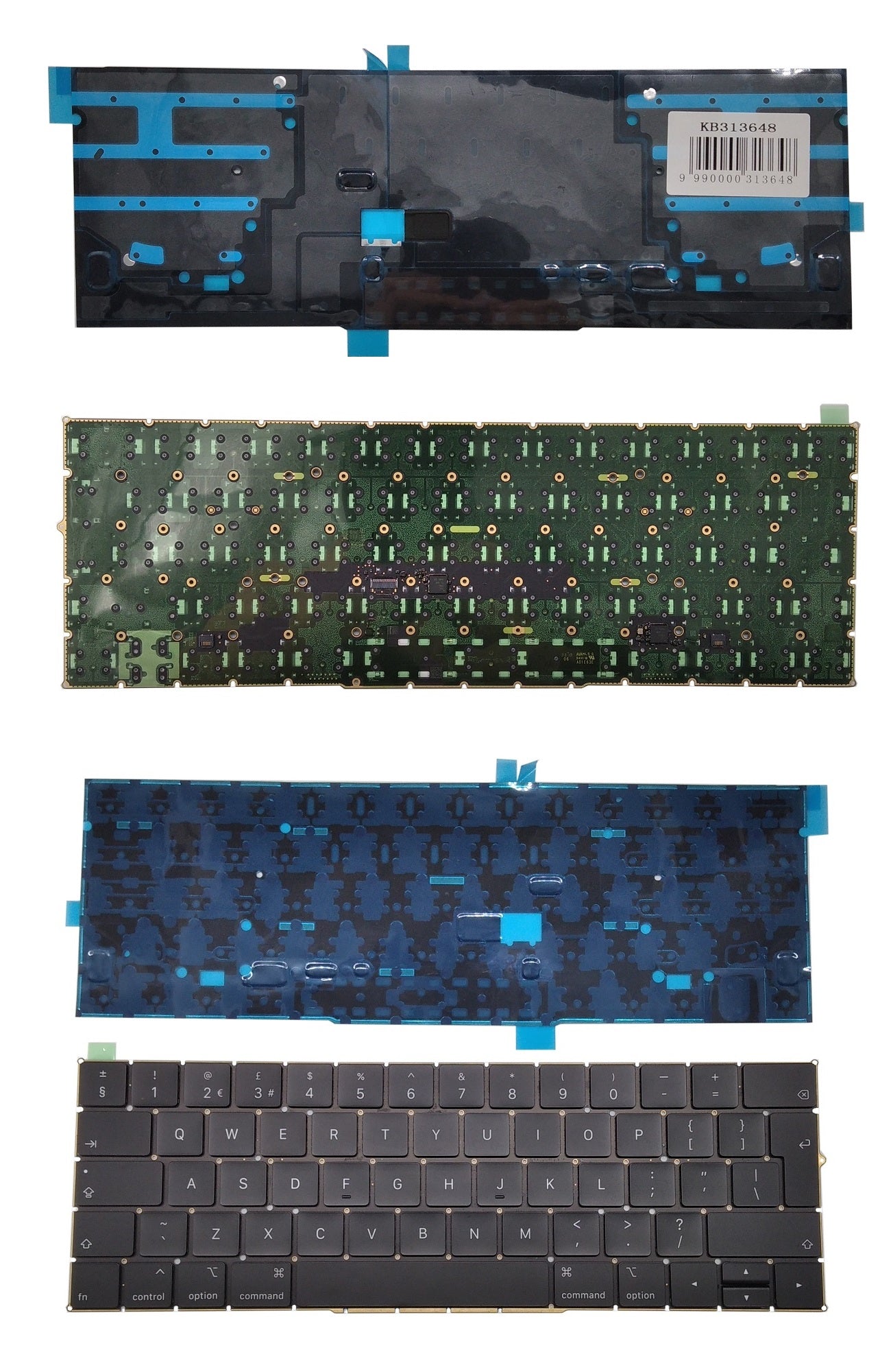 Klaviatūra Apple Macbook Pro 13" 15" 2018 A1989 A1990, UK