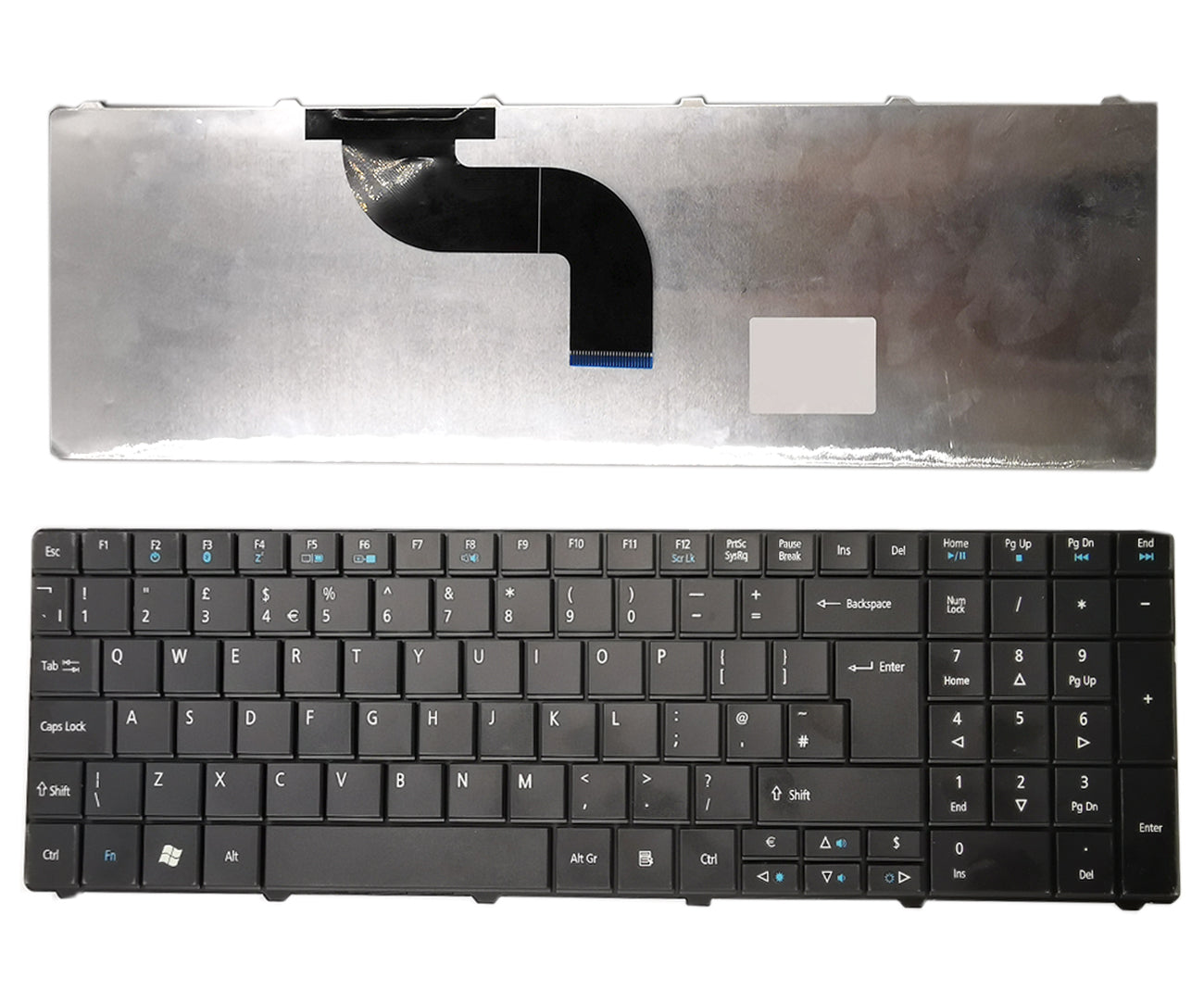Klaviatūra ACER Aspire: E1-521, E1-531, E1-531G, E1-571, E1-571G, UK