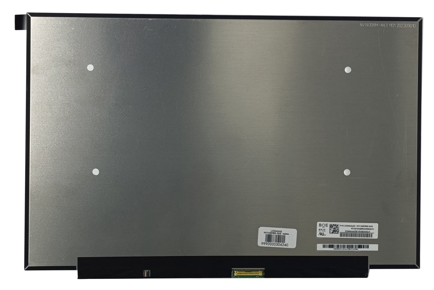 Matrica 14.0" 2240×1400, WLED, SLIM, IPS, matinė, 40pin (dešinėje), A+