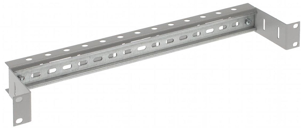 Montavimo panelė VTS0026 19" 1U (įgilinta, su DIN bėgeliu)