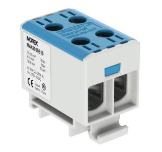 Gnybtas OTL50-2 Morek MAA2050B10 (mėlyna, 2x1.5-50mm2, Al/Cu, 1000V)