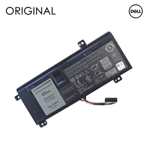 Nešiojamo kompiuterio baterija DELL 8X70T, 6216mAh, Original