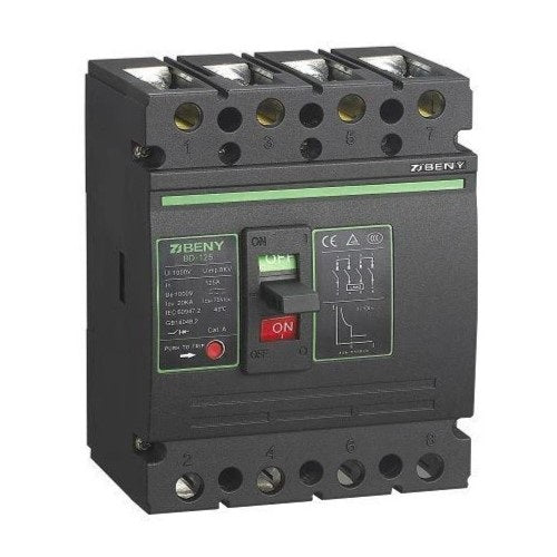 DC jungiklis 4P, 125A, 1000VDC