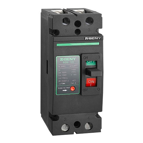 DC jungiklis 2P, 125A, 500VDC