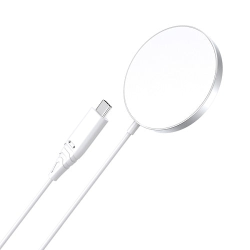 Belaidis įkroviklis CHOETECH, 15W, magnetinis, baltas