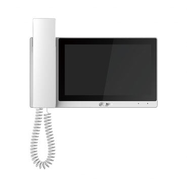 IP domofono monitorius su rageliu, 7 col.1024x600, Micro SD kortelės prievadas, PoE(802.3af) baltas