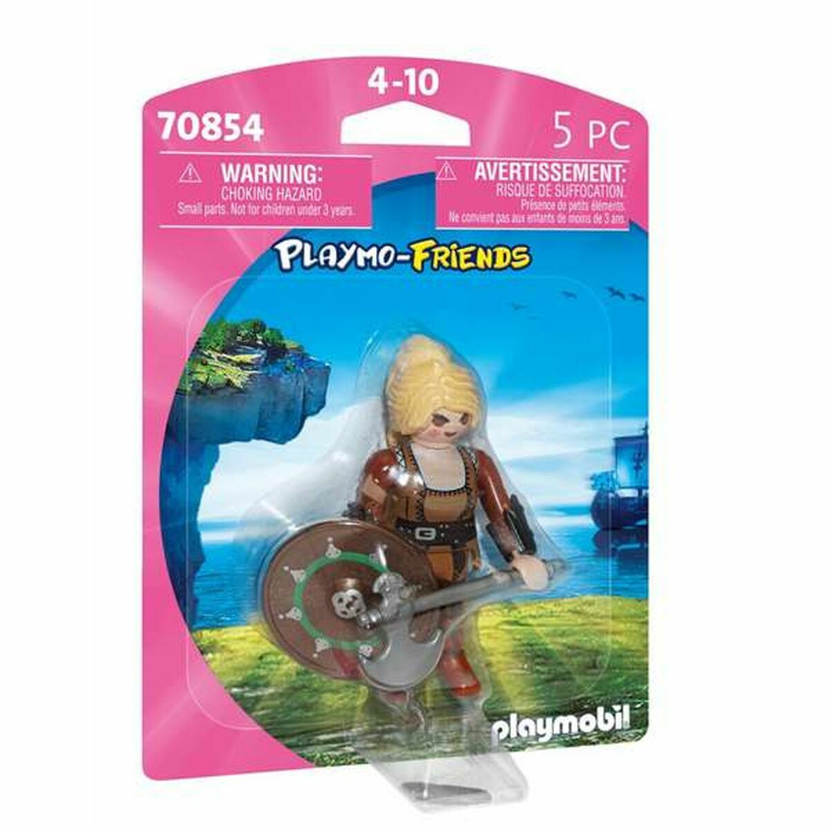 Sujungiama dalis Playmobil Playmo-Friends 70854 Mergina-vikingė (5 pcs)