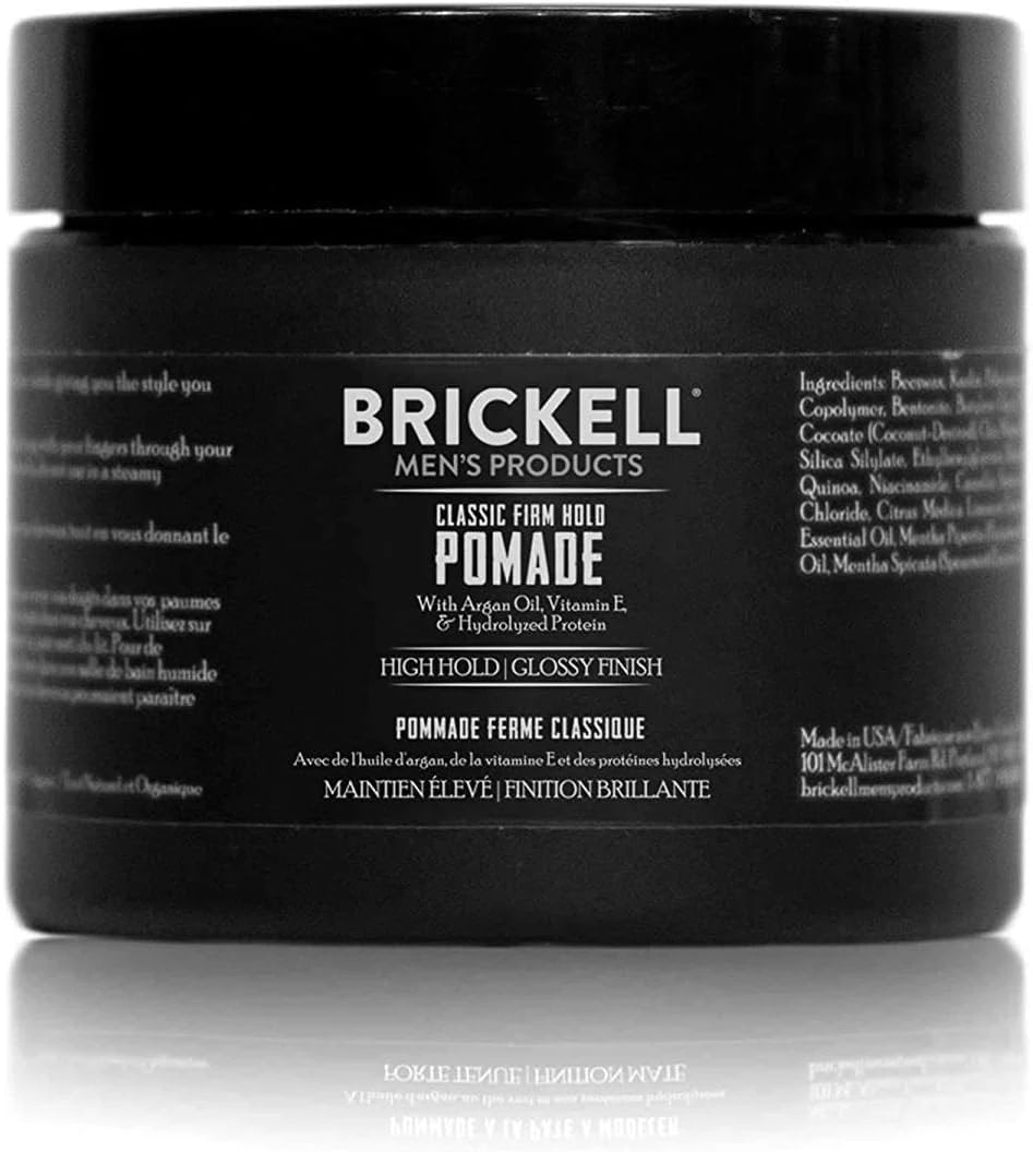 Brickell Men's Classic Firm Hold Gel plaukų formavimo pomada 59 ml