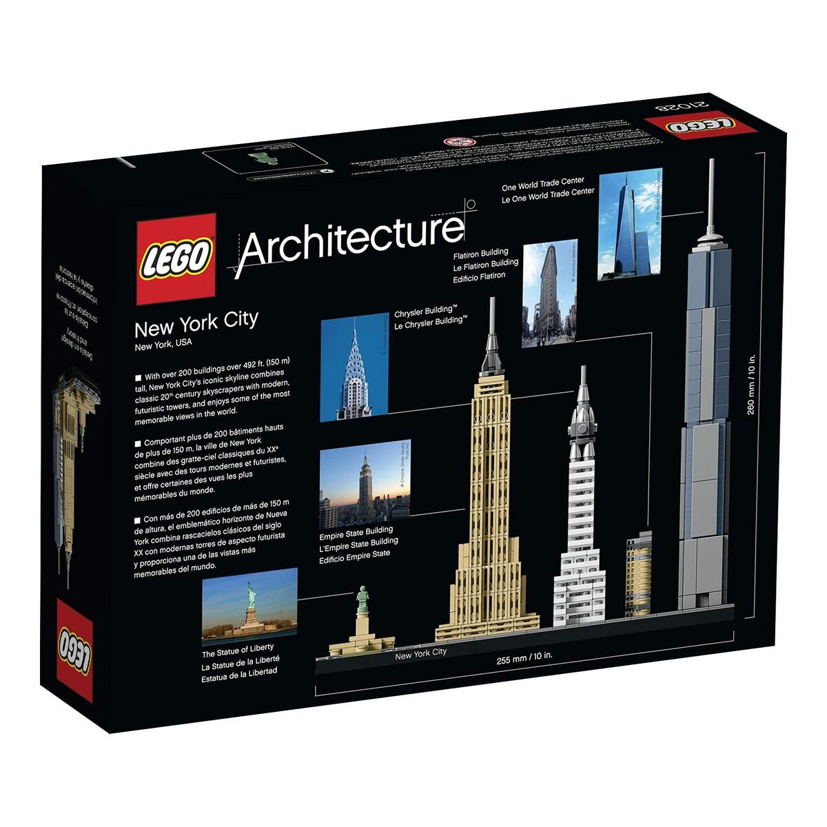 Statybos rinkinys Lego Architecture 21028 New York Spalvotas 600 Dalys