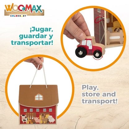 Playset Woomax Ūkis 9 Dalys 4 vnt. 19 x 18 x 19 cm