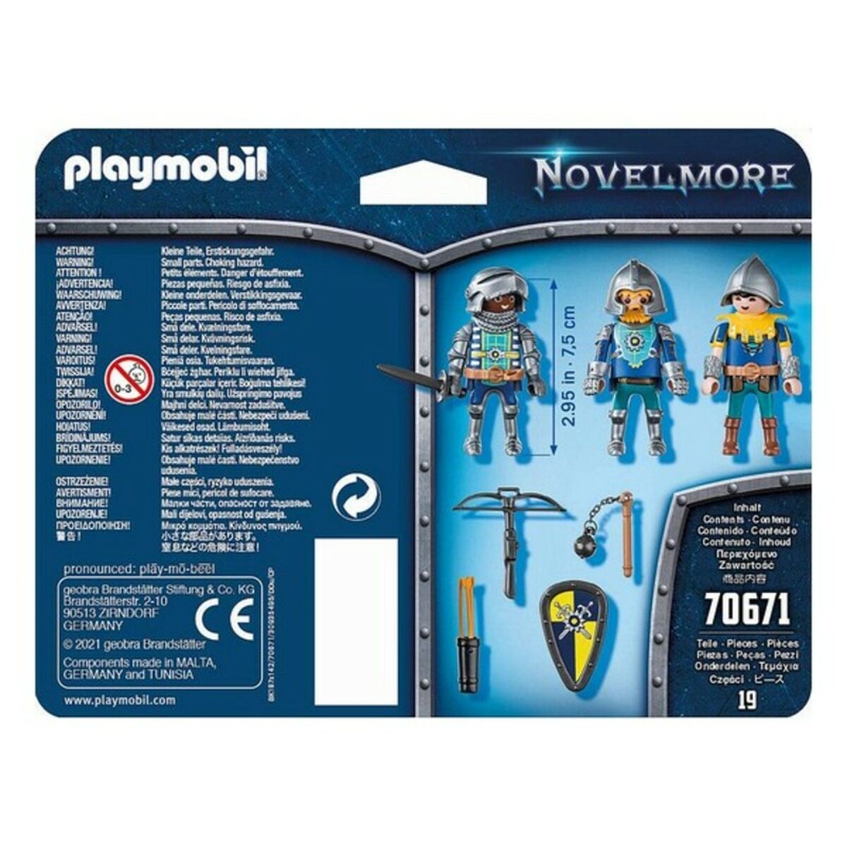 Figūrų rinkinys Novelmore Knights Playmobil 70671 (19 pcs)