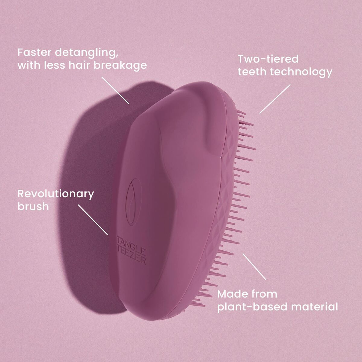 Šepetys Tangle Teezer Eco Earthy Purple