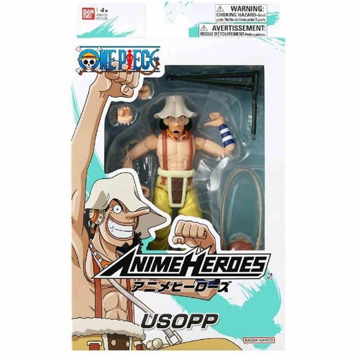 Veiklos rodikliai Bandai One Piece - Usopp (37005) 17 cm 1 Dalys