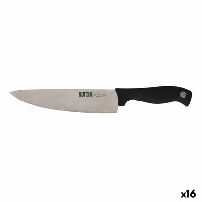 Virtuvės peilis Quttin Dynamic Juoda Sidabras 20 cm (16 vnt.)