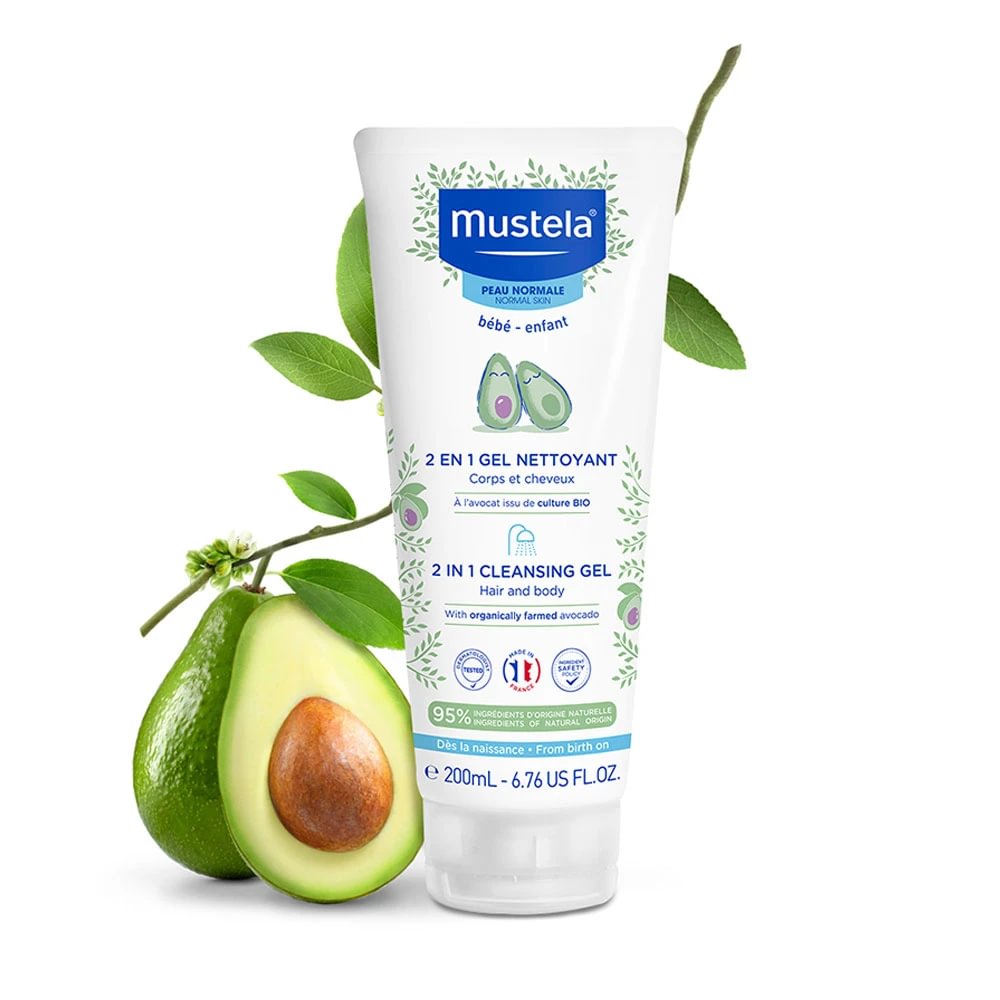 Mustela 2 viename prausimosi gelis 200ml