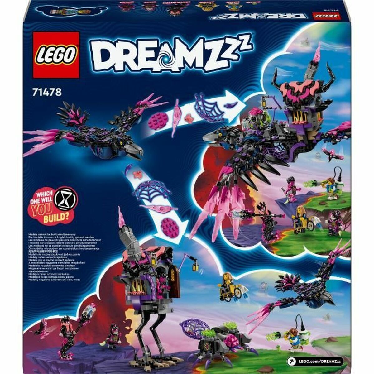 Statybos rinkinys Lego Nightmare Witch's Midnight Raven Spalvotas