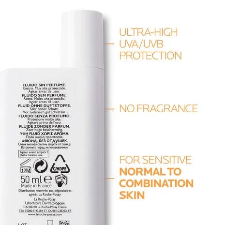 La Roche Posay Anthelios UVmune 400 SPF50+ skystis 50 ml