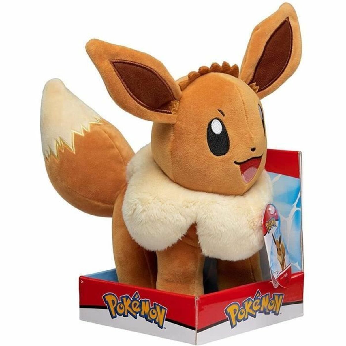 Pūkuotas žaislas Pokémon Eevee 30 cm Ruda