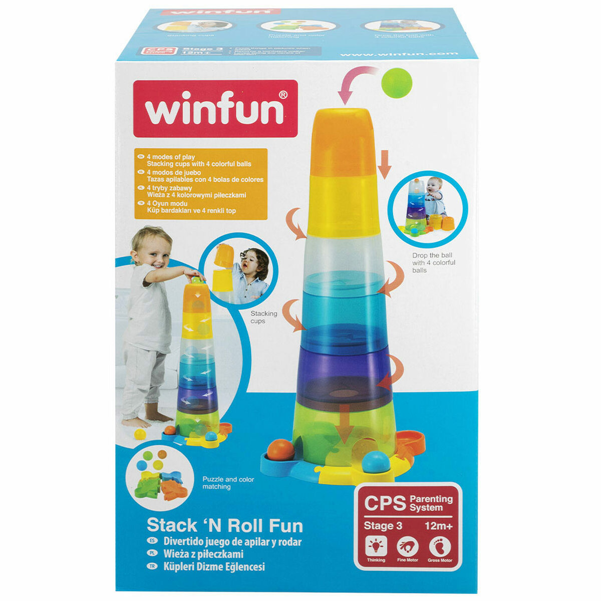 Statymo blokai Winfun 4 vnt. 23 x 61 x 23 cm