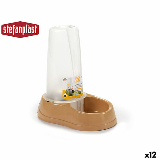 Gyvūnų maisto dėžė Stefanplast 04093 Rusvai gelsva Plastmasinis 650 ml 12 x 19,5 x 19 cm (12 vnt.)