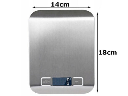 Brangūs inteligentiniai elektroniniai virtuvės svarstyklės 5kg/1g lcd display